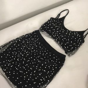 Black Two Piece Set